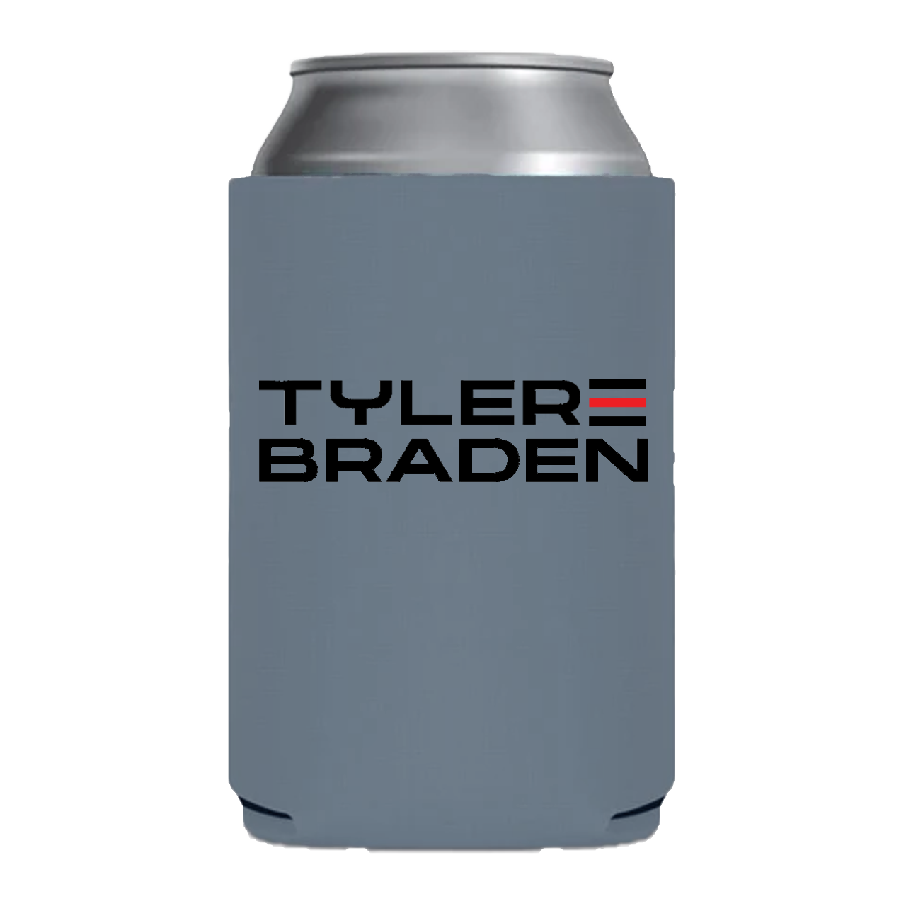 Gray Logo Koozie