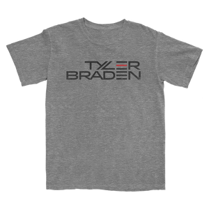 Gray Tyler Braden Logo tee